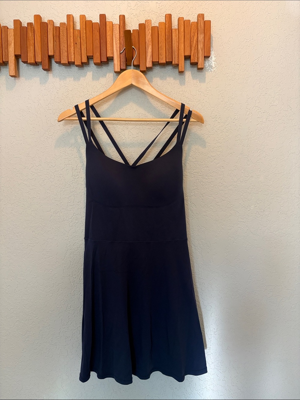 aerie Navy Blue Strappy Sundress